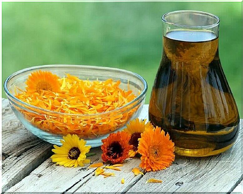 calendula to treat bunions of the foot