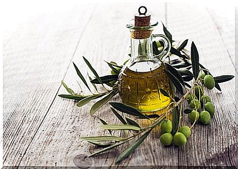 Bottle of olive oil