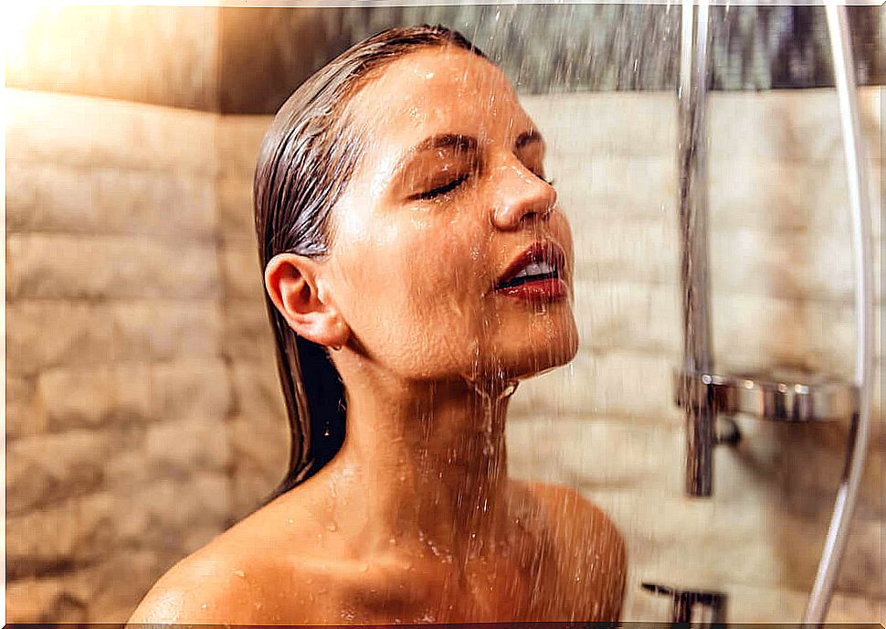 very hot showers are part of our common habits and are not good for the skin