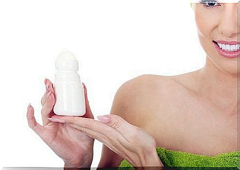 products not to be applied to the skin of the face: antiperspirant