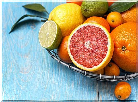 benefits of citrus fruits: reduce stress