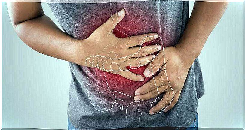 A man suffering from inflammatory bowel disease 