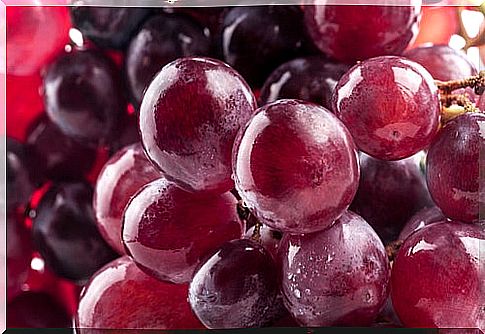 Resveratrol in grapes.