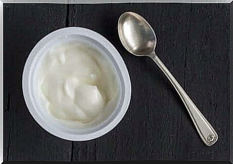 Yogurt in the diet for the elderly.