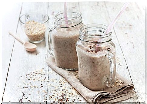 Oats are good in a smoothie.